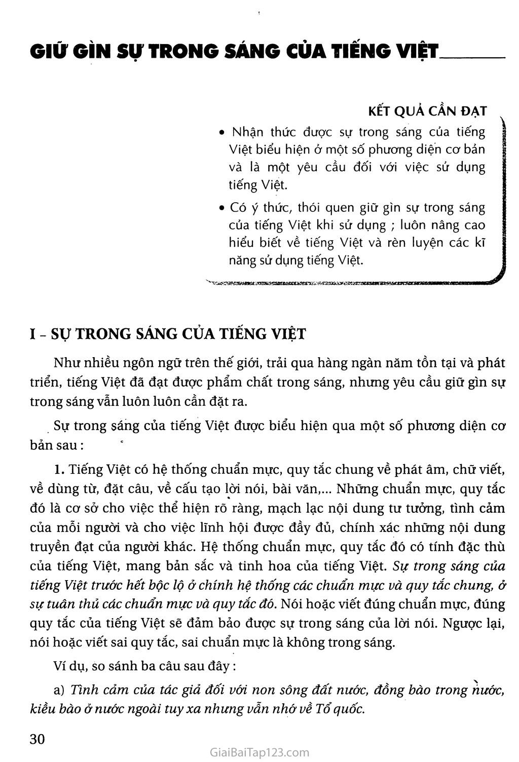 Giữ gìn sự trong sáng của Tiếng Việt trang 1