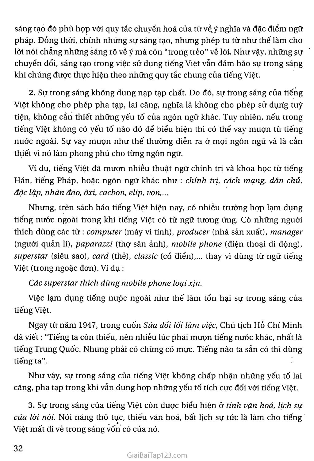 Giữ gìn sự trong sáng của Tiếng Việt trang 3