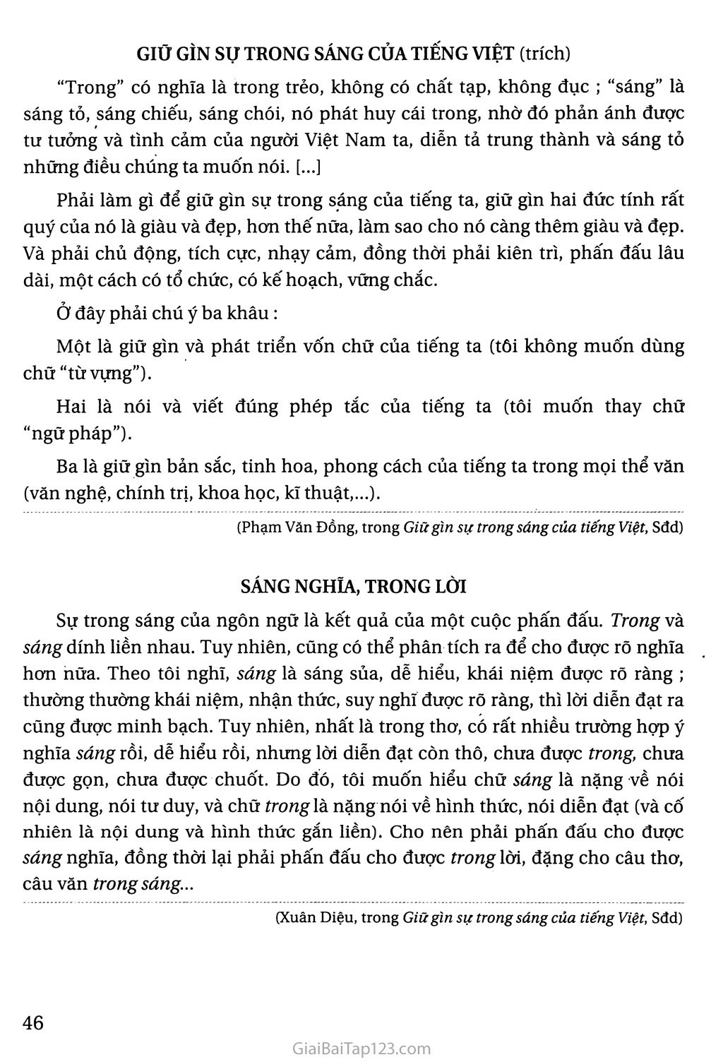 Giữ gìn sự trong sáng của Tiếng Việt (tiếp theo) trang 4