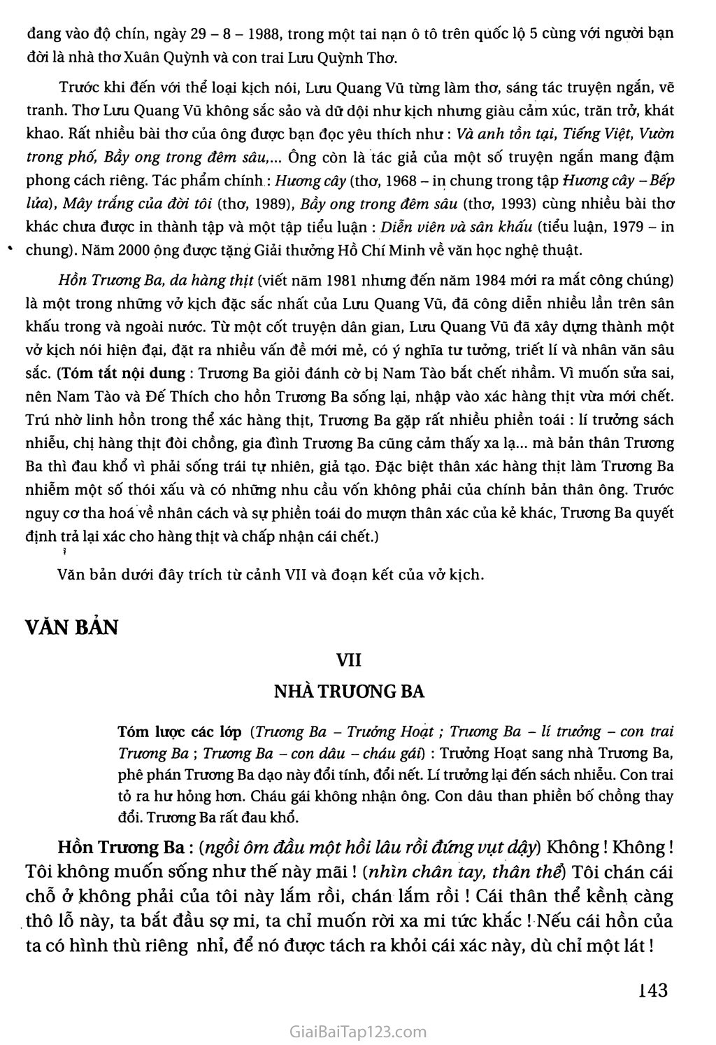 Hồn Trương Ba, da hàng thịt (trích) trang 2