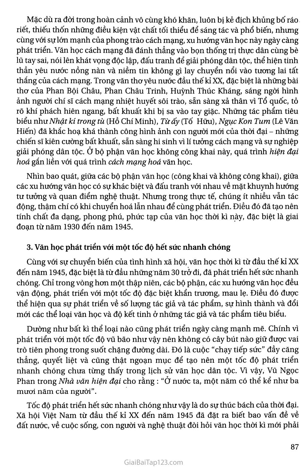 Khái quát văn học Việt Nam từ đầu thế kỉ XX đến cách mạng tháng tám năm 1945 trang 6 Khái quát văn học Việt Nam từ đầu thế kỉ XX đến cách mạng tháng tám năm 1945 trang 6