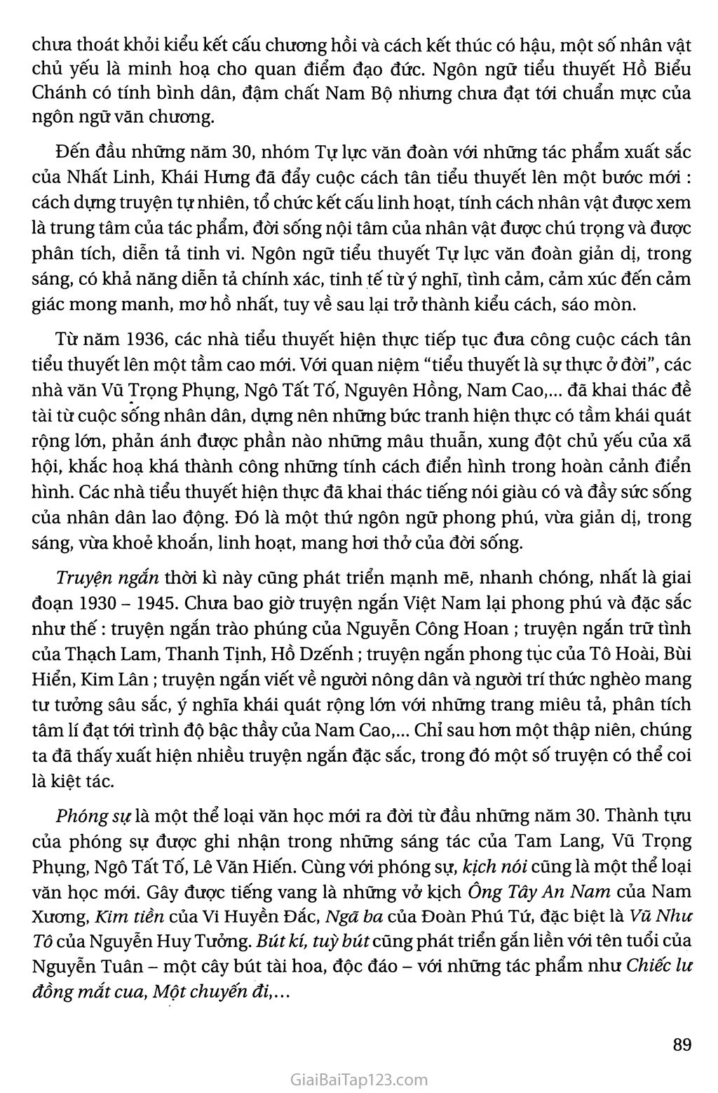 Khái quát văn học Việt Nam từ đầu thế kỉ XX đến cách mạng tháng tám năm 1945 trang 8 Khái quát văn học Việt Nam từ đầu thế kỉ XX đến cách mạng tháng tám năm 1945 trang 8