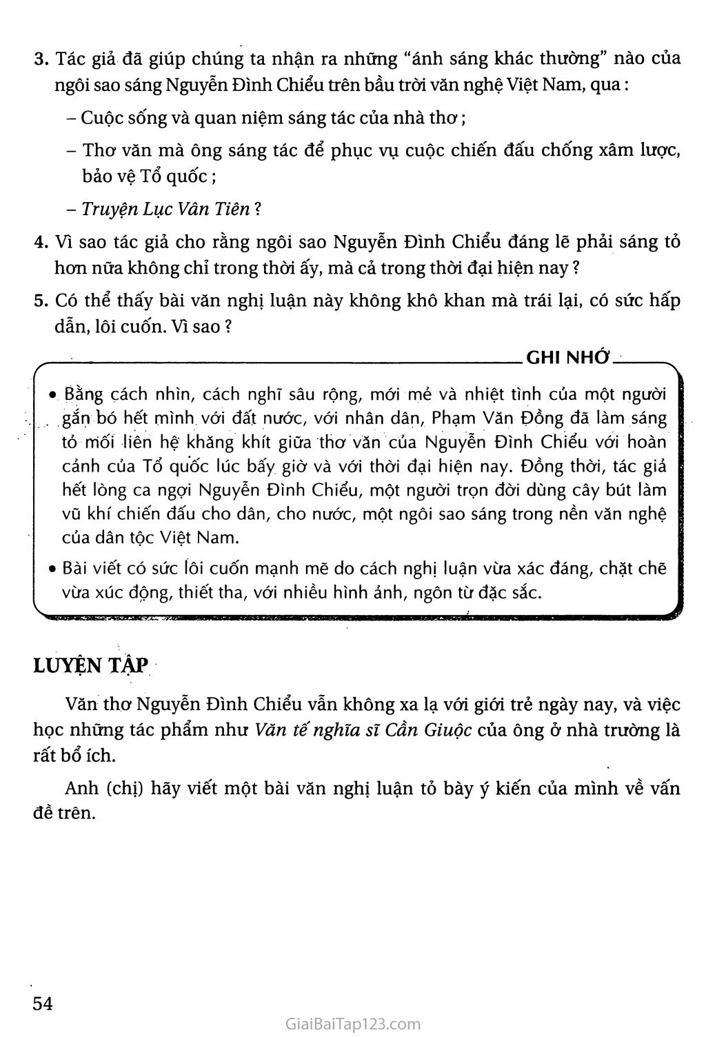 Nguyễn Đình Chiểu, ngôi sao sáng trong văn nghệ của dân tộc trang 8