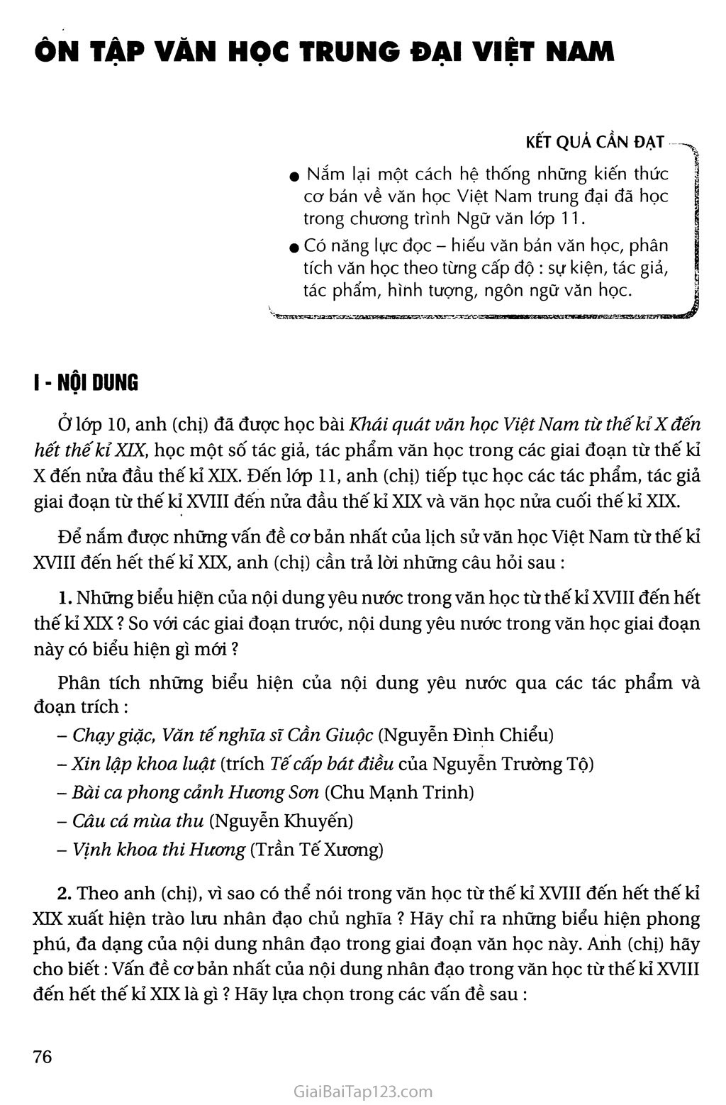 Ôn tập văn học trung đại Việt Nam trang 1