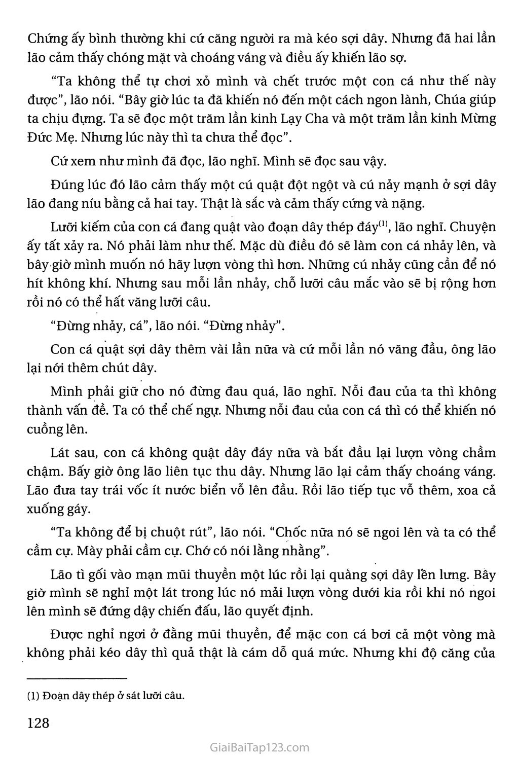 Ông già và biển cả (trích) trang 3