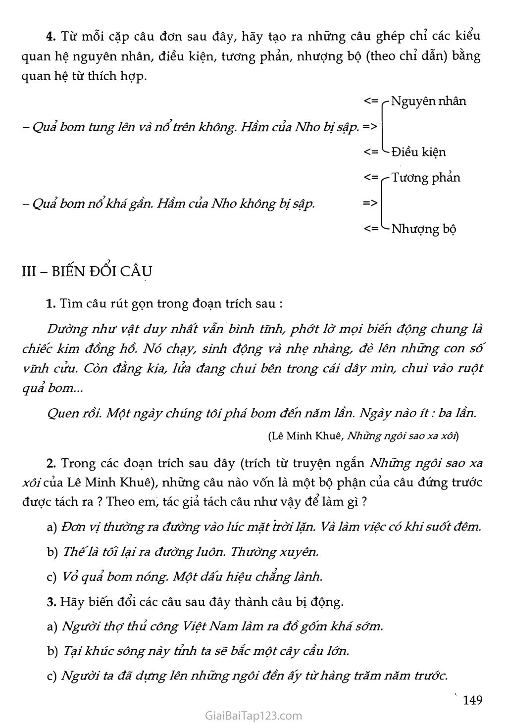 Tổng kết về ngữ pháp (tiếp theo) trang 5