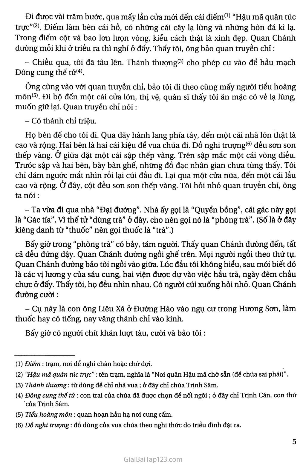 Vào phủ chúa Trịnh (trích Thượng kinh ký sự) trang 3