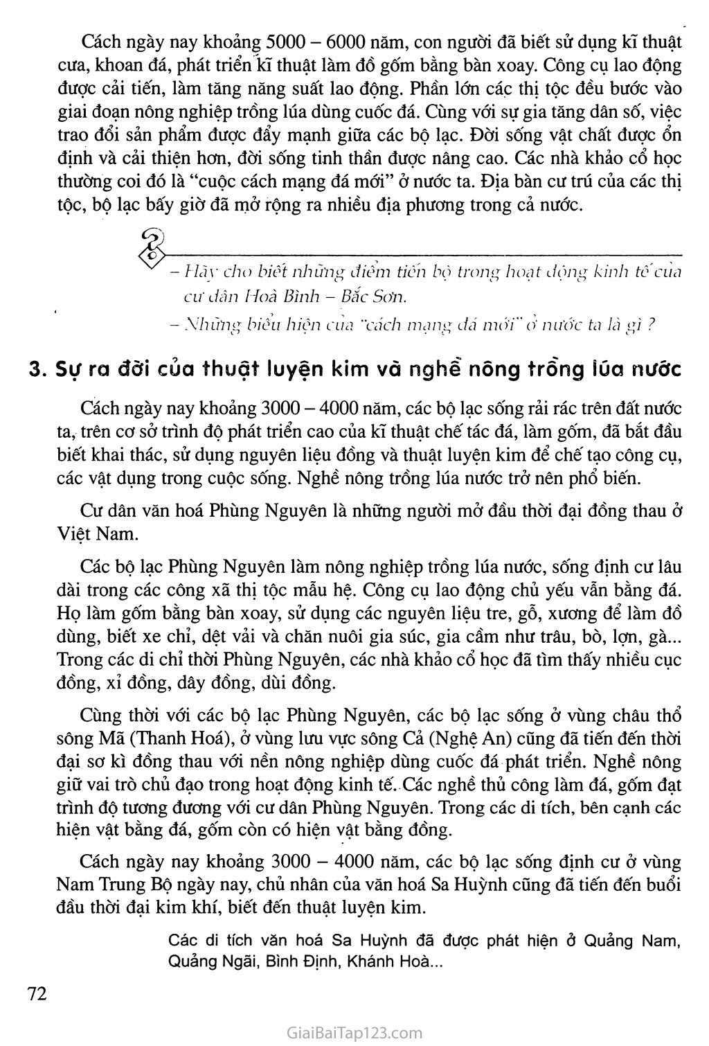 Bài 13: Việt Nam thời nguyên thuỷ trang 3 Bài 13: Việt Nam thời nguyên thuỷ trang 3