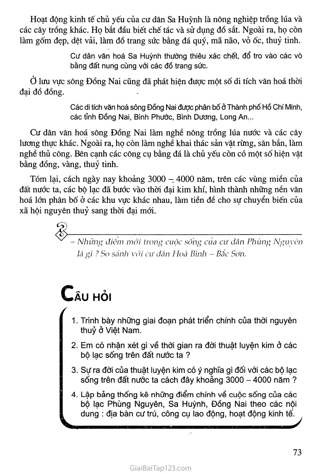Bài 13: Việt Nam thời nguyên thuỷ trang 4 Bài 13: Việt Nam thời nguyên thuỷ trang 4