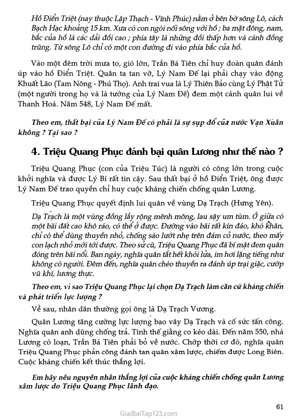 Bài 22 - Khởi nghĩa Lý Bí. Nước Vạn Xuân (542 - 602) (tiếp theo) (1 tiết) trang 2