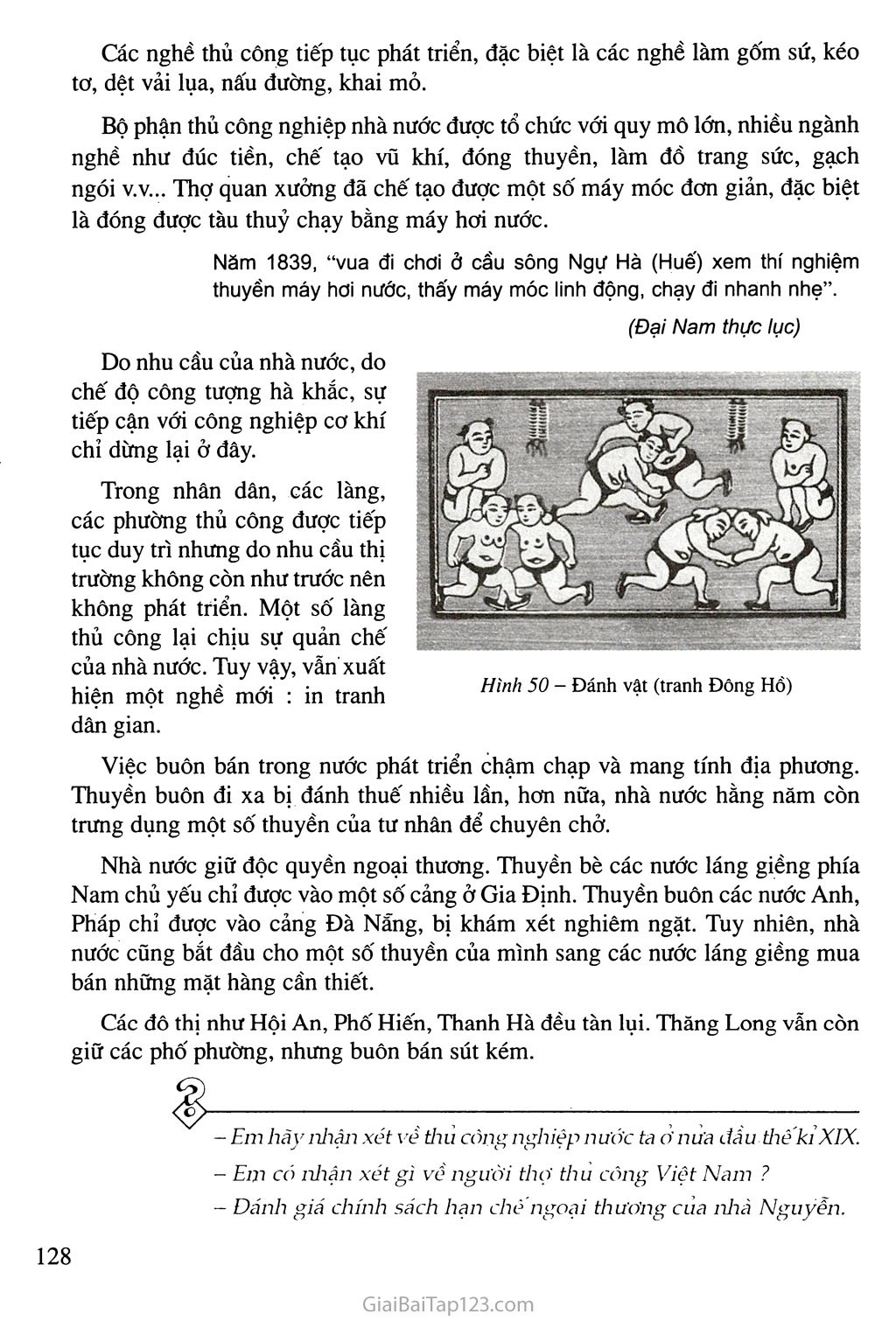 Bài 25: Tình hình chính trị, kinh tế, văn hoá dưới triều Nguyễn (Nửa đầu thế kỉ XIX) trang 4