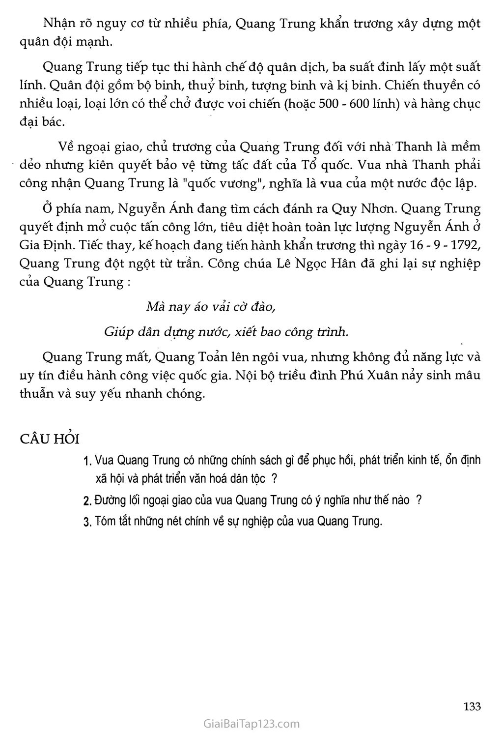 Bài 26 - Quang Trung xây dựng đất nước trang 3