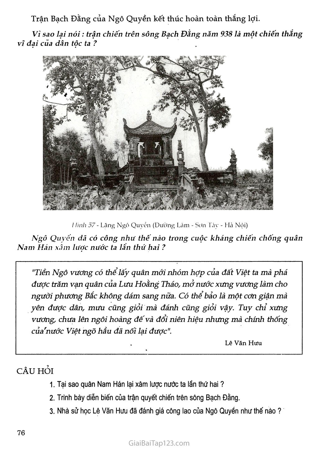 Bài 27 - Ngô Quyền và chiến thắng Bạch Đằng năm 938 (1 tiết) trang 4