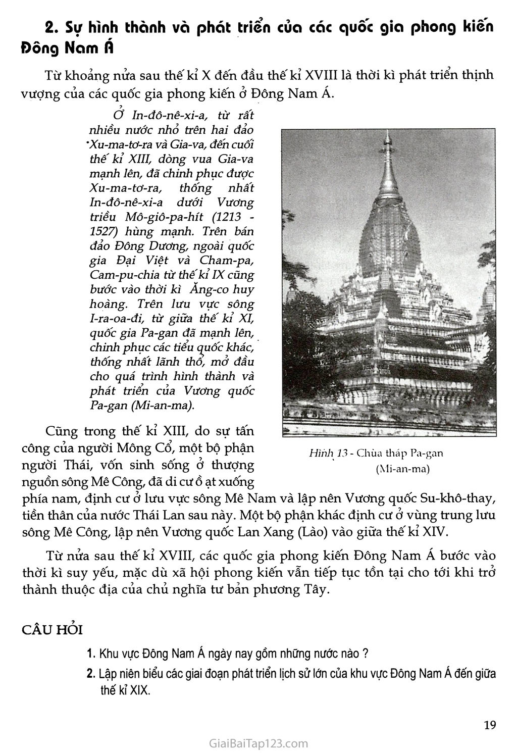 Bài 6 - Các quốc gia phong kiến Đông Nam Á trang 2