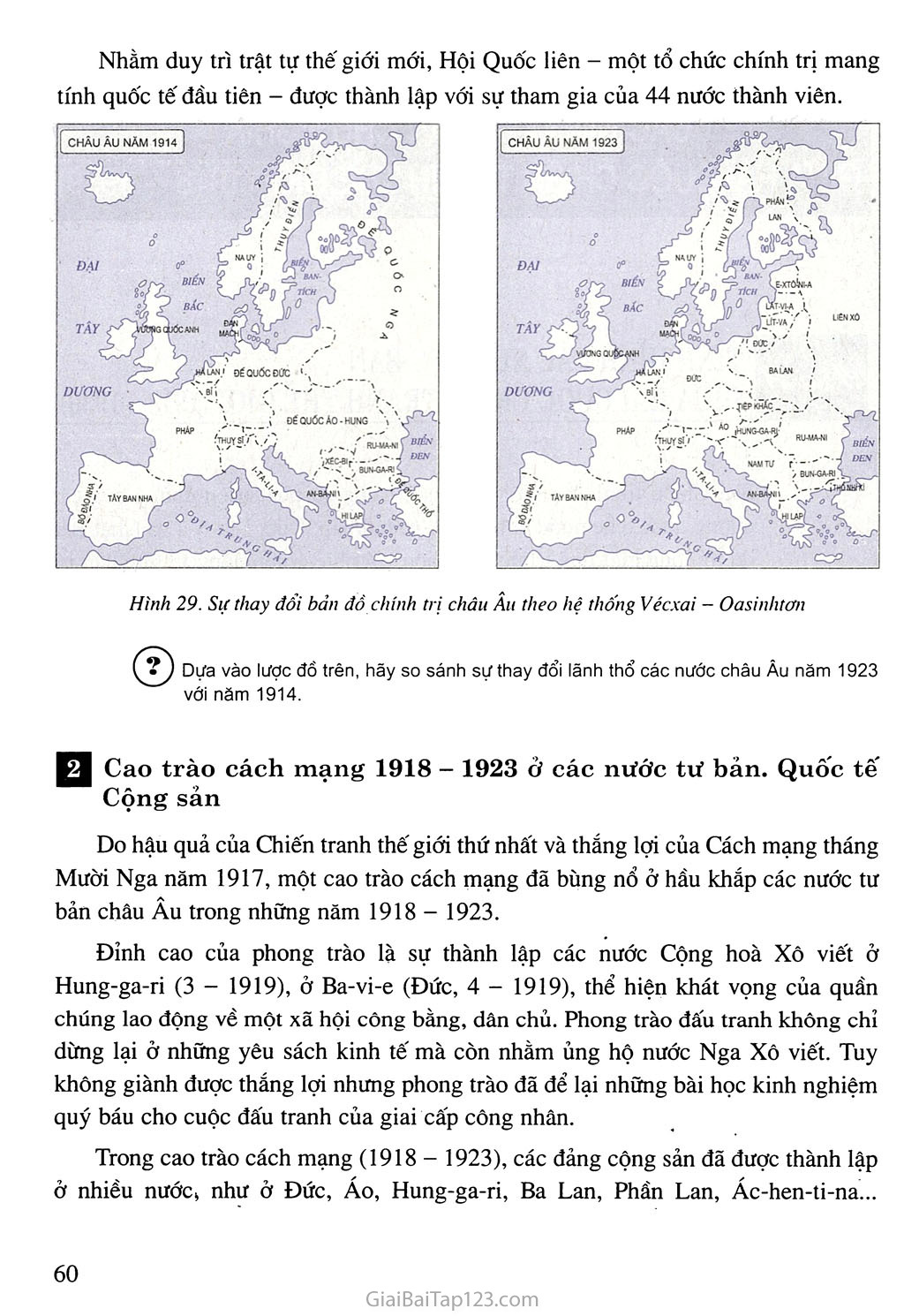 Bài 11. Tình hình các nước tư bản giữa hai cuộc chiến tranh thế giới (1918- 1939) trang 2