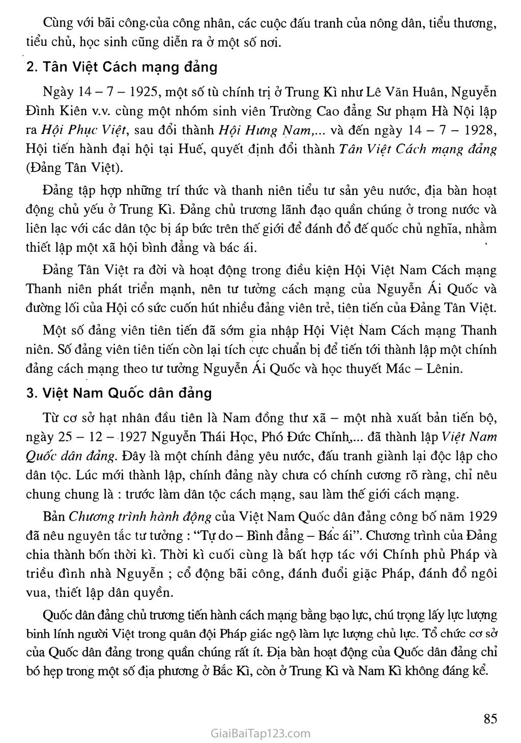 Bài 13. Phong trào dân tộc dân chủ ở Việt Nam từ năm 1925 đến năm 1930 trang 3