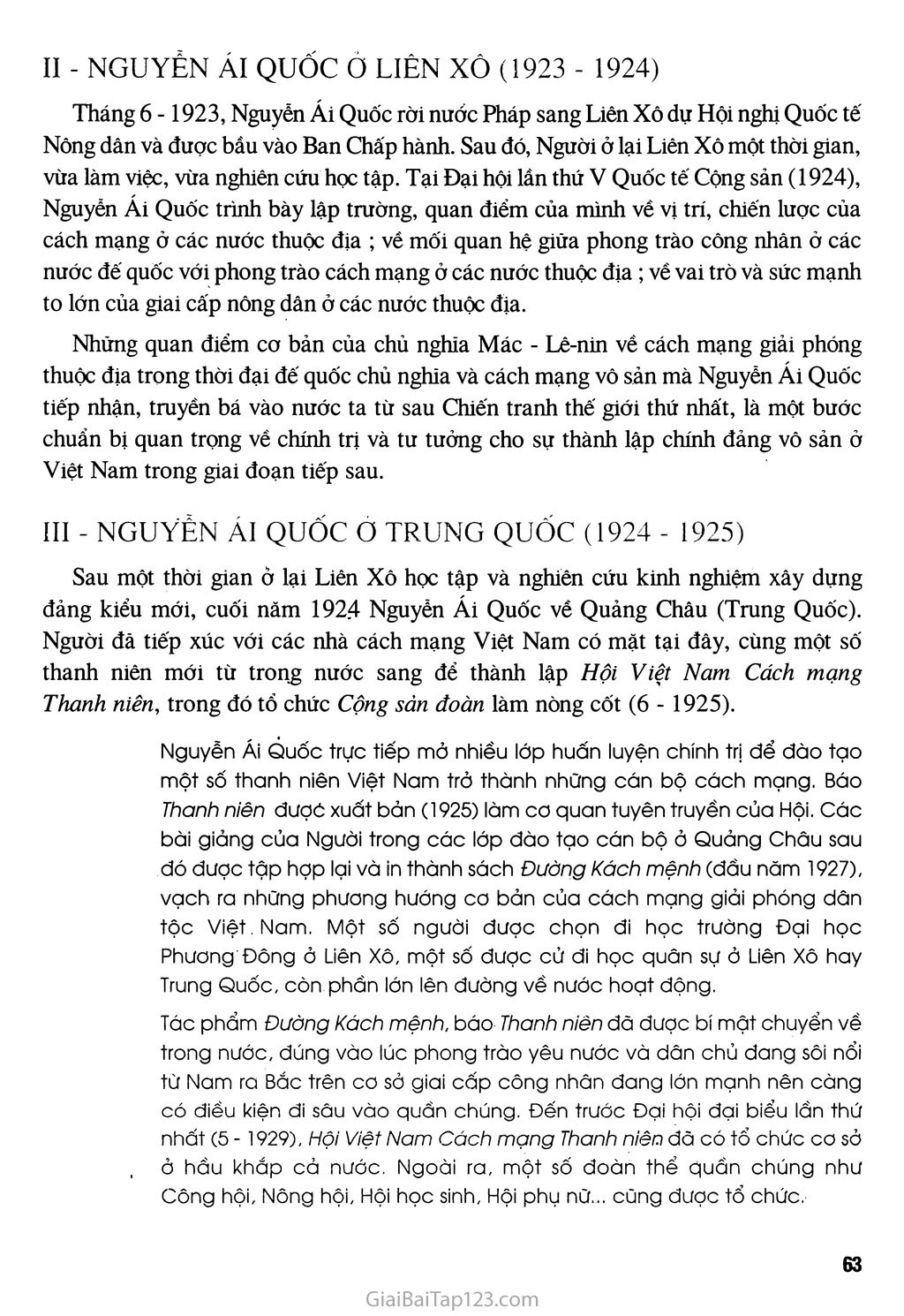 Bài 16 - Hoạt động của Nguyễn Ái Quốc ở nước ngoài trong những năm 1919 - 1925 trang 3