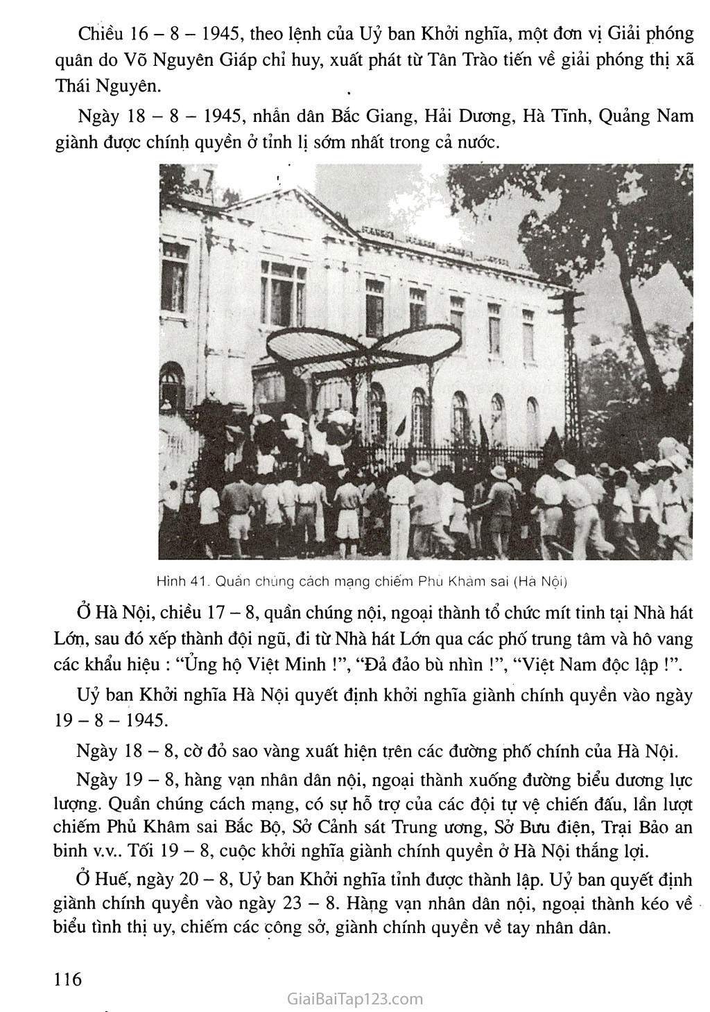 Bài 16. Phong trào giải phóng dân tộc và Tổng khởi nghĩa tháng Tám (1939 - 1945). Nước Việt Nam Dân chủ Cộng hoà ra đời trang 15