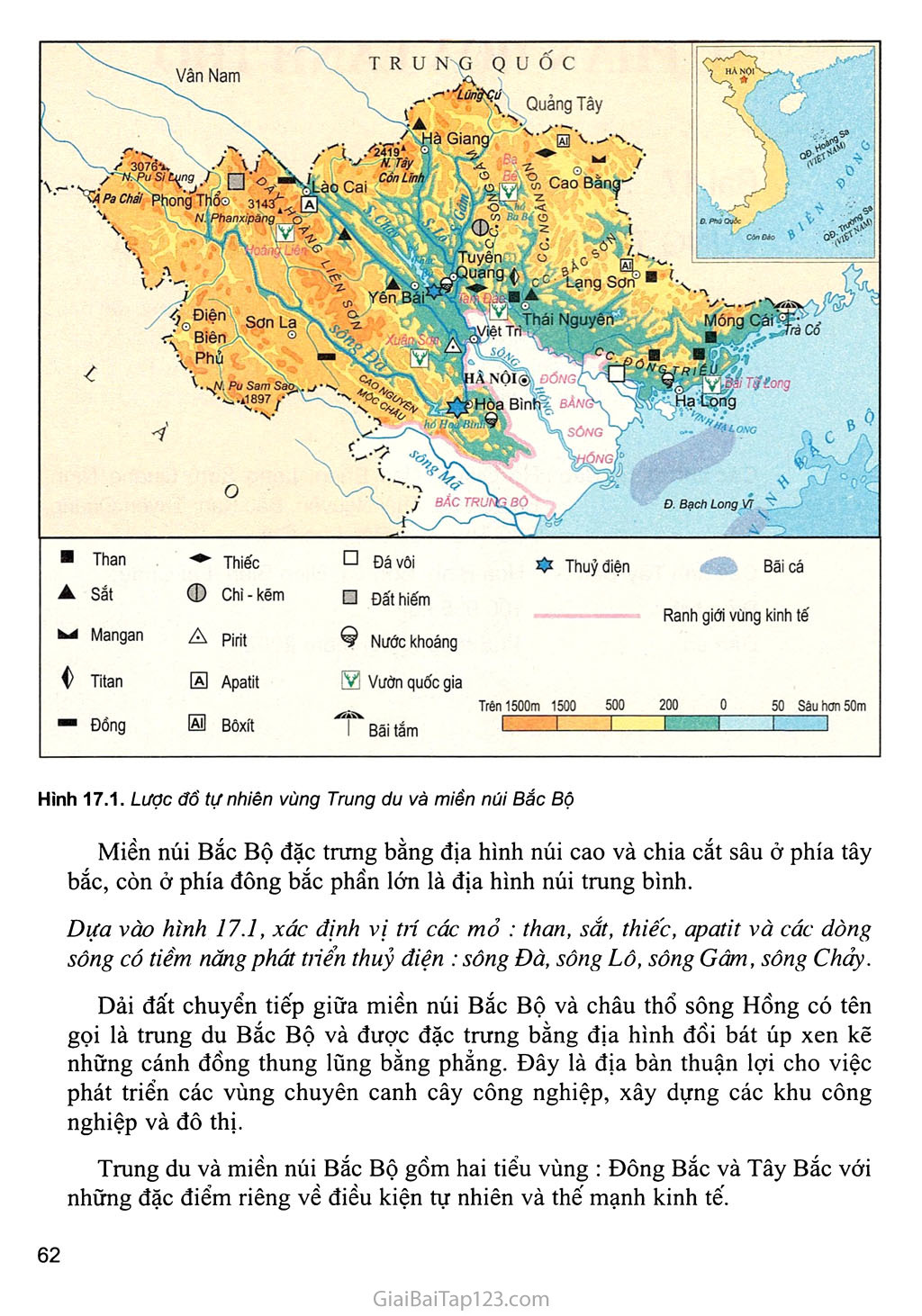 Bài 17. Vùng Trung du và miền núi Bắc Bộ trang 2