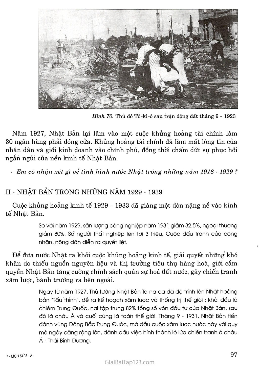 Bài 19: Nhật Bản giữa hai cuộc chiến tranh thế giới (1918 - 1939) trang 2