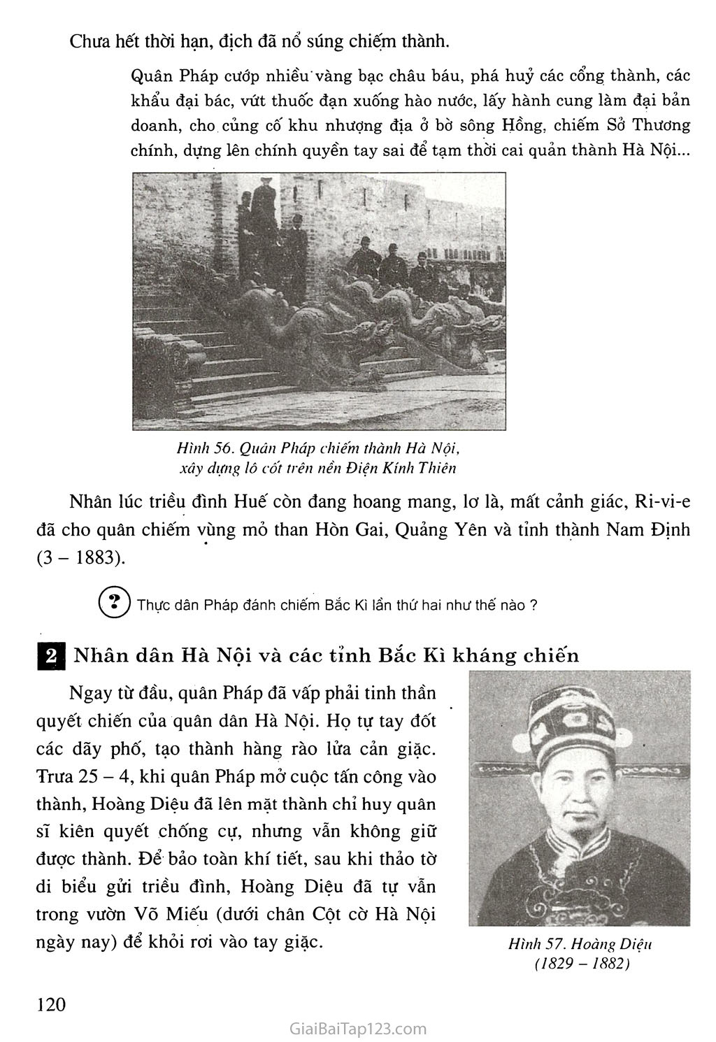 Bài 20. Chiến sự lan rộng ra cả nước. Cuộc kháng chiến của nhân dân ta từ năm 1873 đến năm 1884. Nhà Nguyễn đầu hàng trang 6