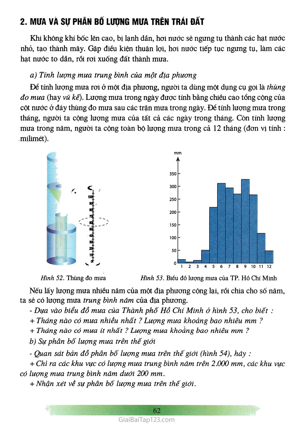 Bài 20: Hơi nước trong không khí. Mưa (1 tiết) trang 2