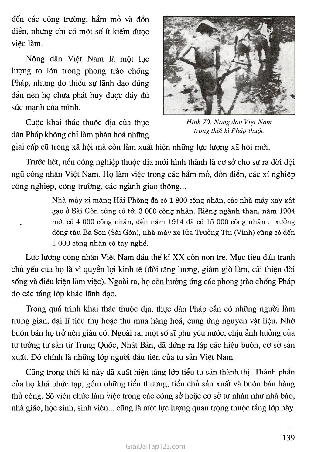 Bài 22. Xã hội Việt Nam trong cuộc khai thác lần thứ nhất của thực dân Pháp trang 3
