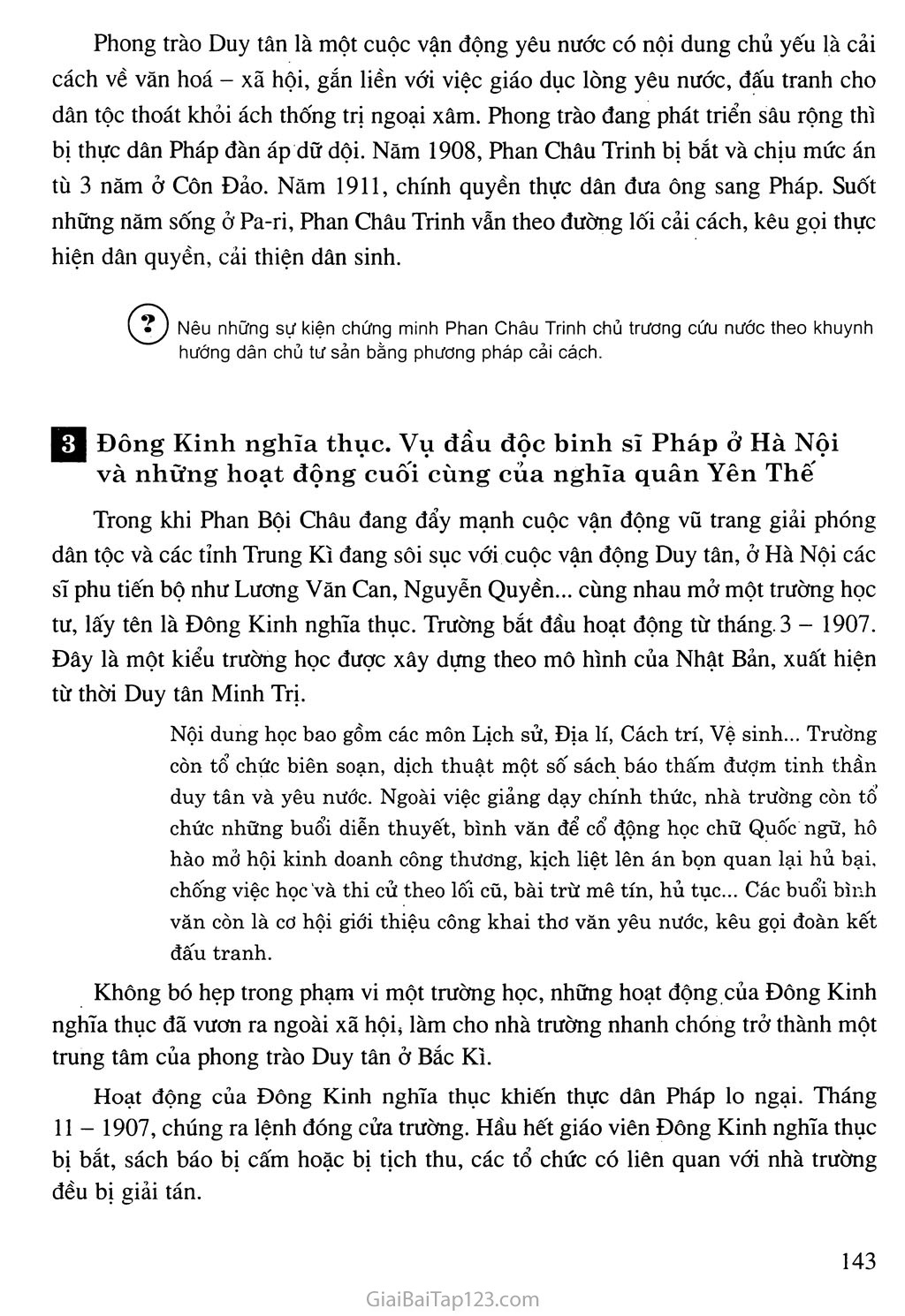 Bài 23. Phong trào yêu nước và cách mạng ở Việt Nam từ đầu thế kỉ XX đến Chiến tranh thế giới thứ nhất (1914) trang 4