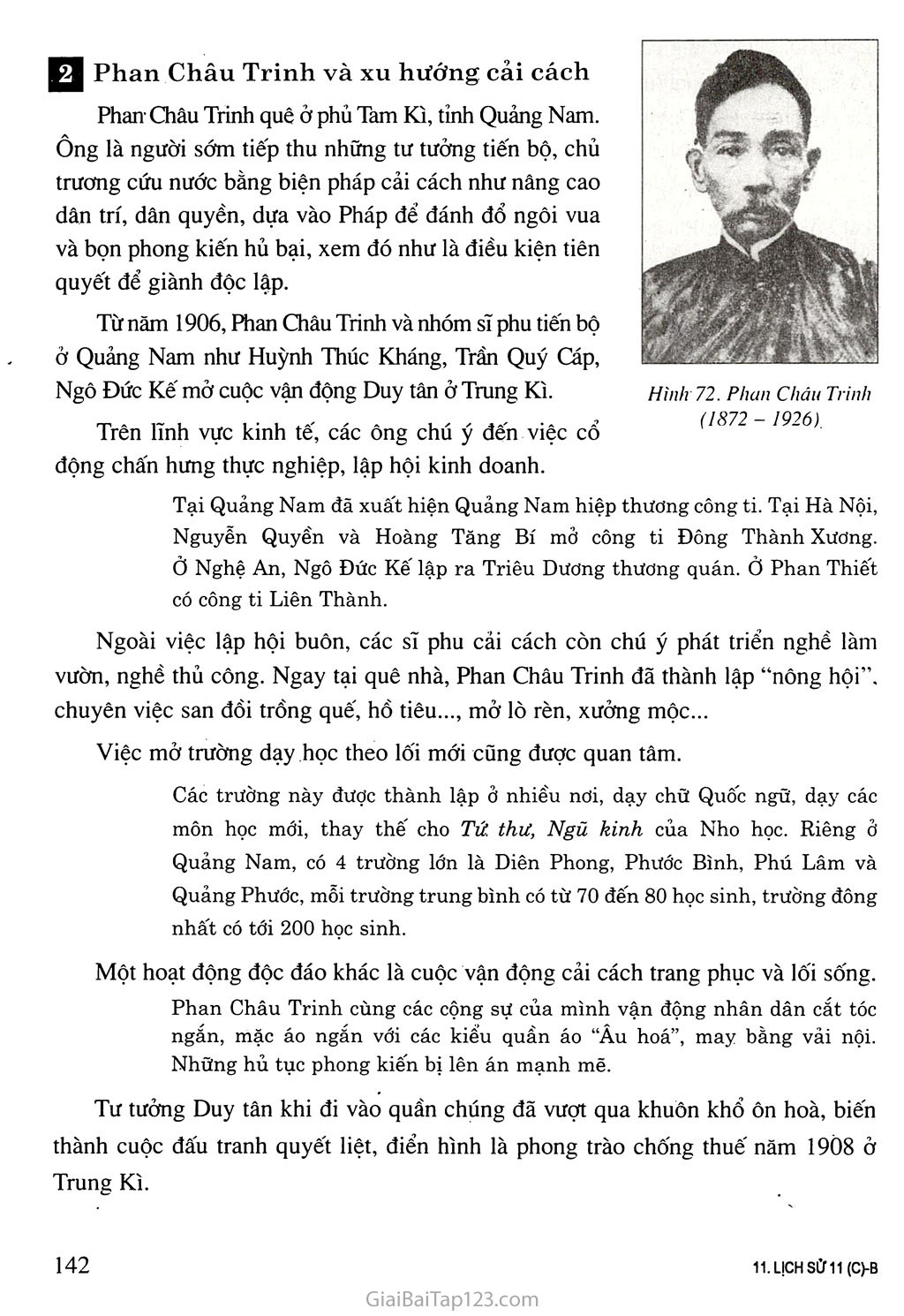 Bài 23. Phong trào yêu nước và cách mạng ở Việt Nam từ đầu thế kỉ XX đến Chiến tranh thế giới thứ nhất (1914) trang 3