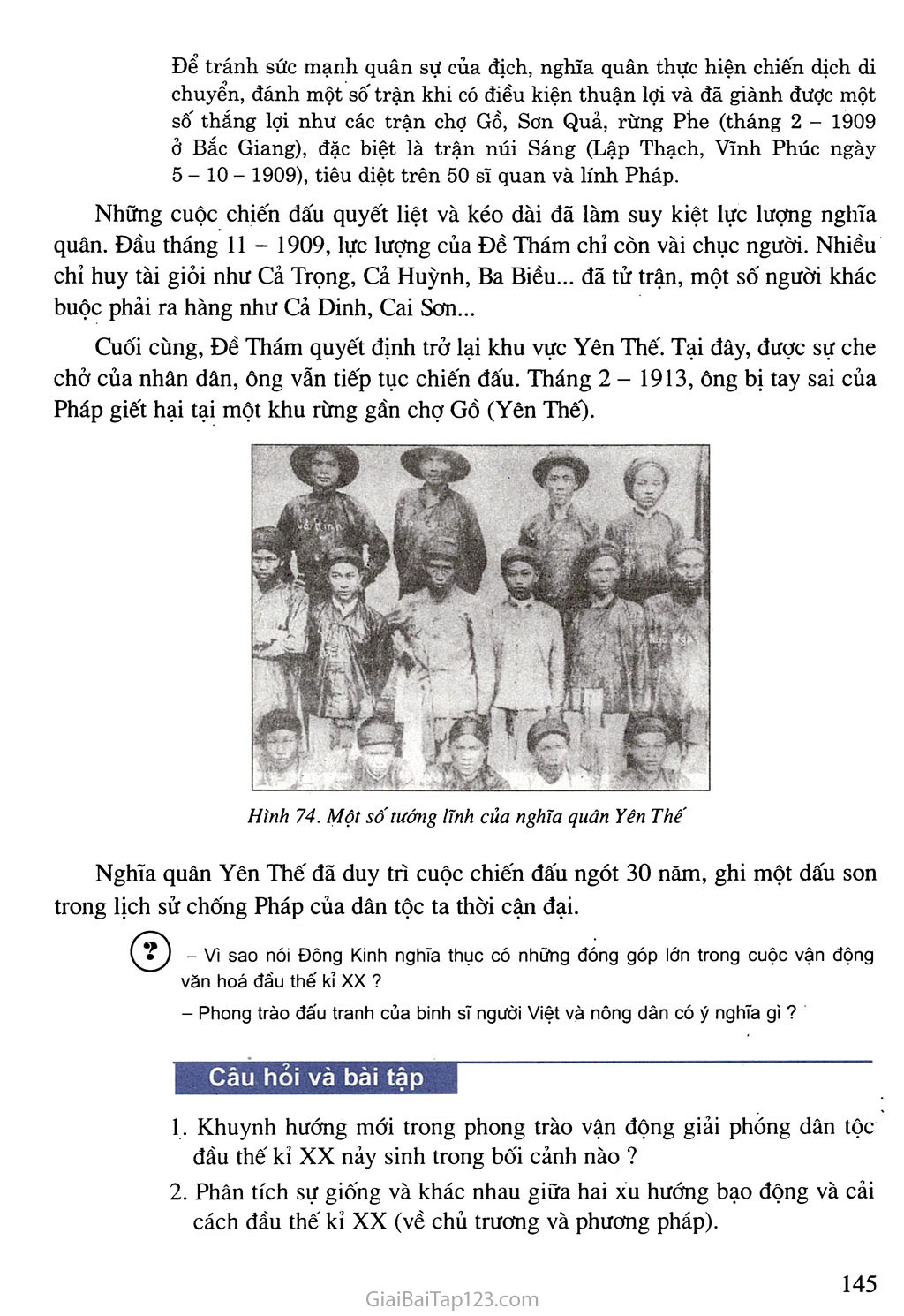 Bài 23. Phong trào yêu nước và cách mạng ở Việt Nam từ đầu thế kỉ XX đến Chiến tranh thế giới thứ nhất (1914) trang 6