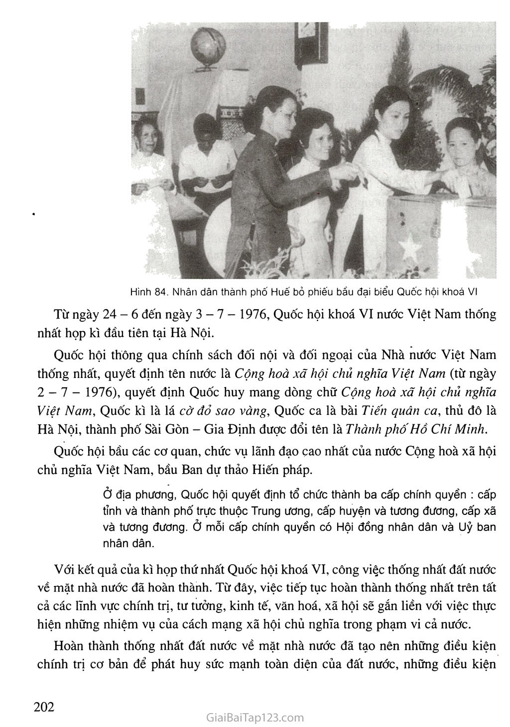 Bài 24. Việt Nam trong năm đầu sau thắng lợi của cuộc kháng chiến chống Mĩ, cứu nước năm 1975 trang 4