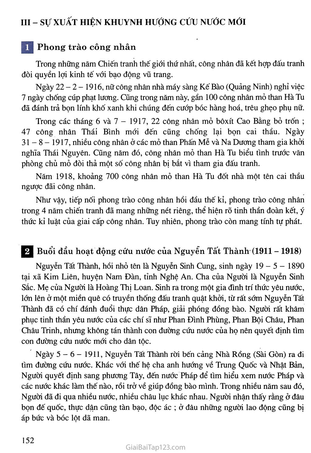 Bài 24. Việt Nam trong những năm Chiến tranh thế giới thứ nhất (1914 - 1918) trang 7