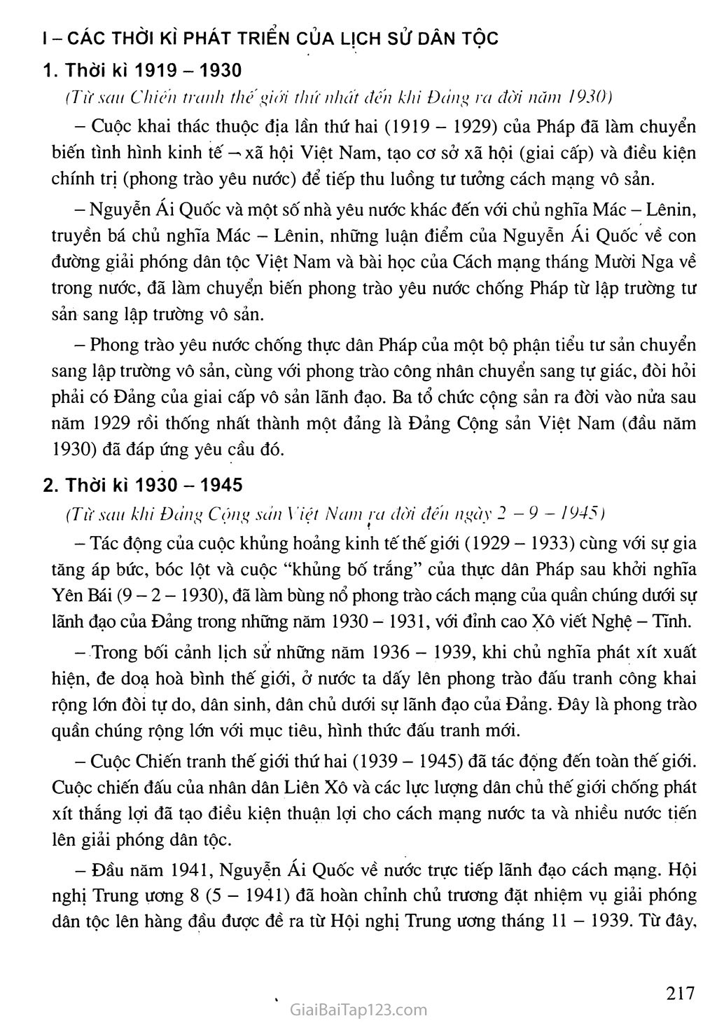 Bài 27. Tổng kết lịch sử Việt Nam từ năm 1919 đến năm 2000 trang 2