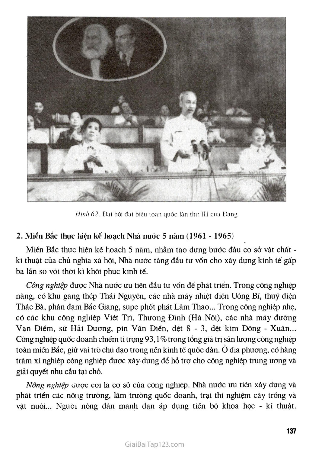 Bài 28 - Xây dựng chủ nghĩa xã hội ở miền Bắc, đấu tranh chống đế quốc Mĩ và chính quyền Sài Gòn ở miền Nam (1954 - 1965) trang 10