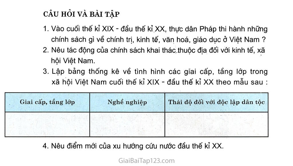 Bài 29: Chính sách khai thác thuộc địa của thực dân Pháp và những chuyển biến về kinh tế, xã hội ở Việt Nam trang 7
