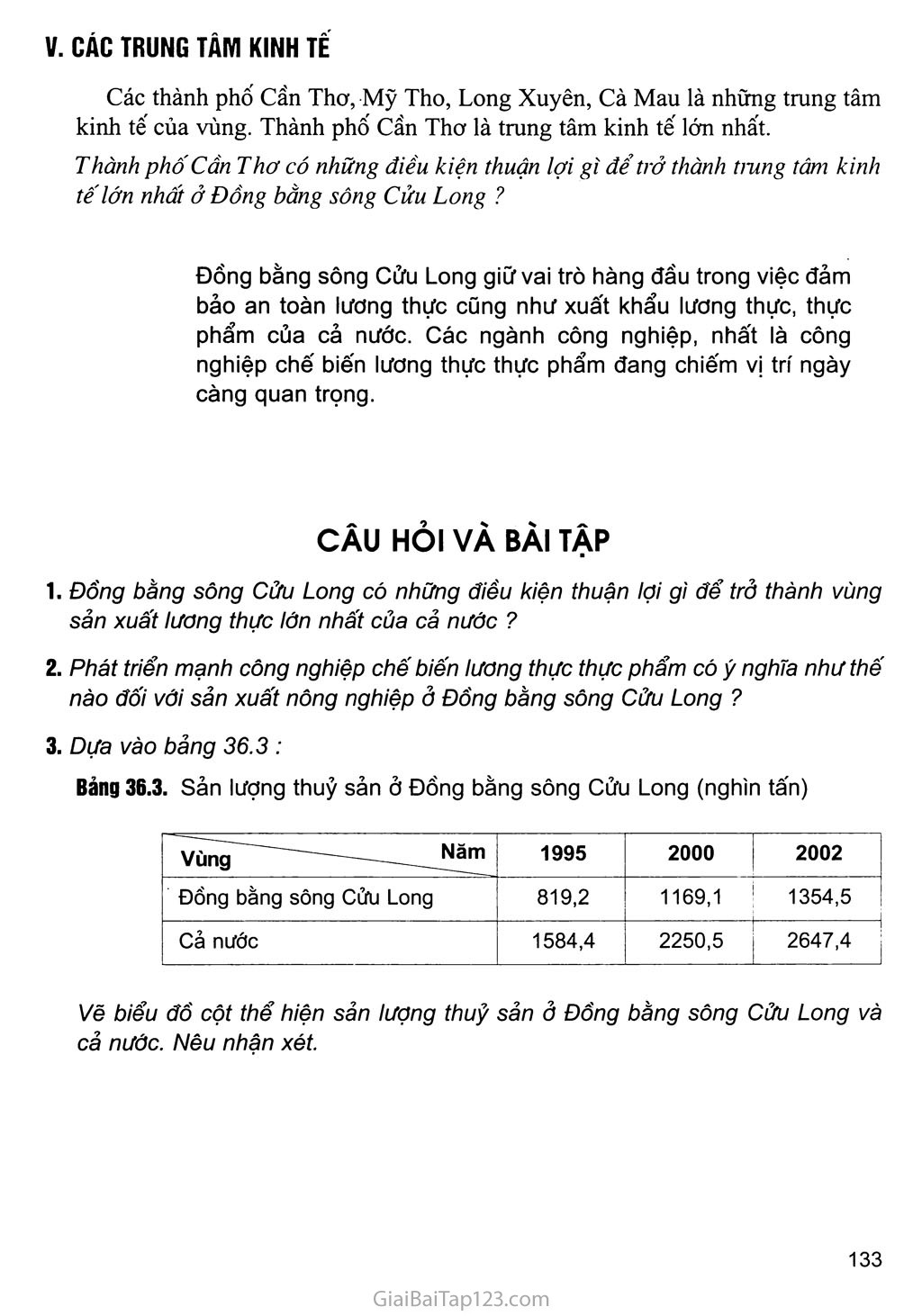 Bài 36. Vùng Đồng bằng sông Cửu Long (tiếp theo) trang 5
