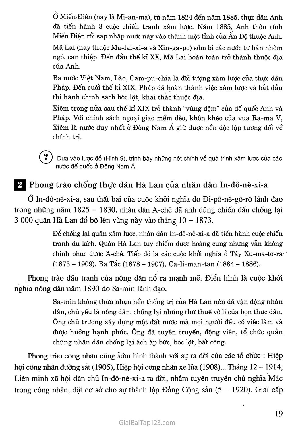 Bài 4. Các nước Đông Nam Á (Cuối thế kỉ XIX- đầu thế kỉ XX) trang 3