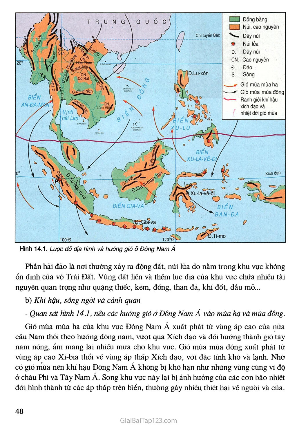 Bài 14. Đông Nam Á - đất liền và hải đảo trang 2