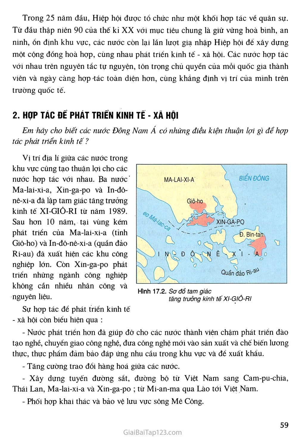 Bài 17. Hiệp hội các nước Đông Nam Á (ASEAN) trang 2