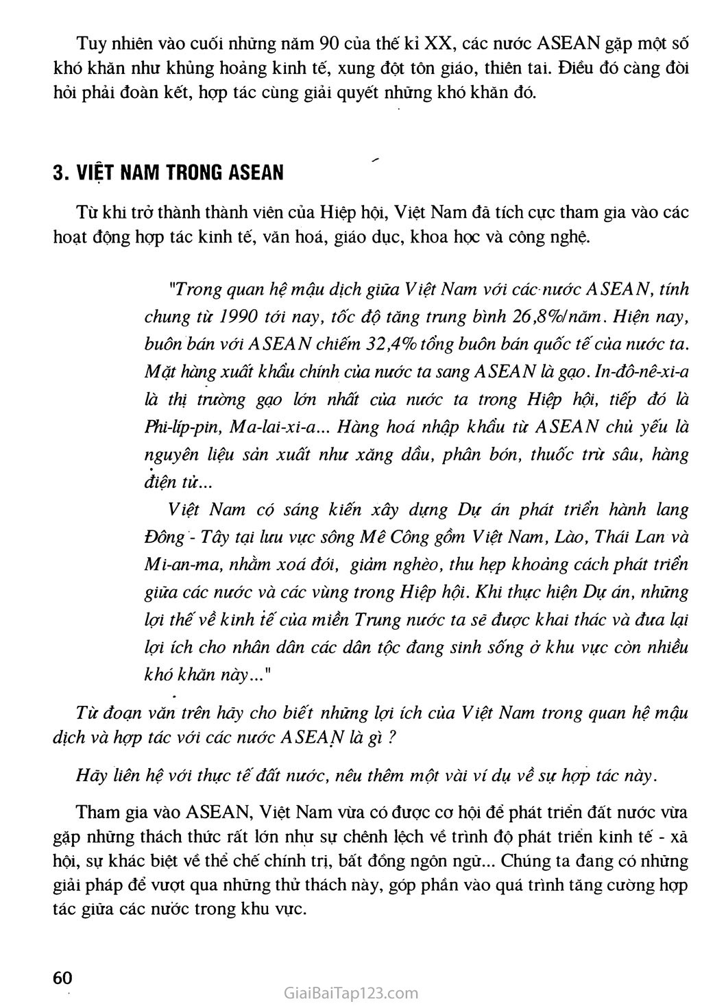 Bài 17. Hiệp hội các nước Đông Nam Á (ASEAN) trang 3