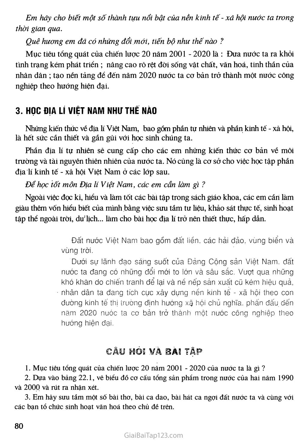 Bài 22. Việt Nam - đất nước, con người trang 3