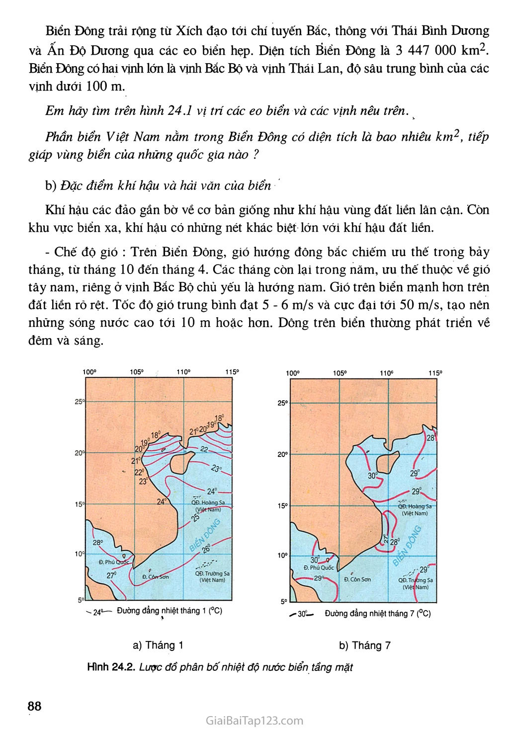 Bài 24. Vùng biển Việt Nam trang 2