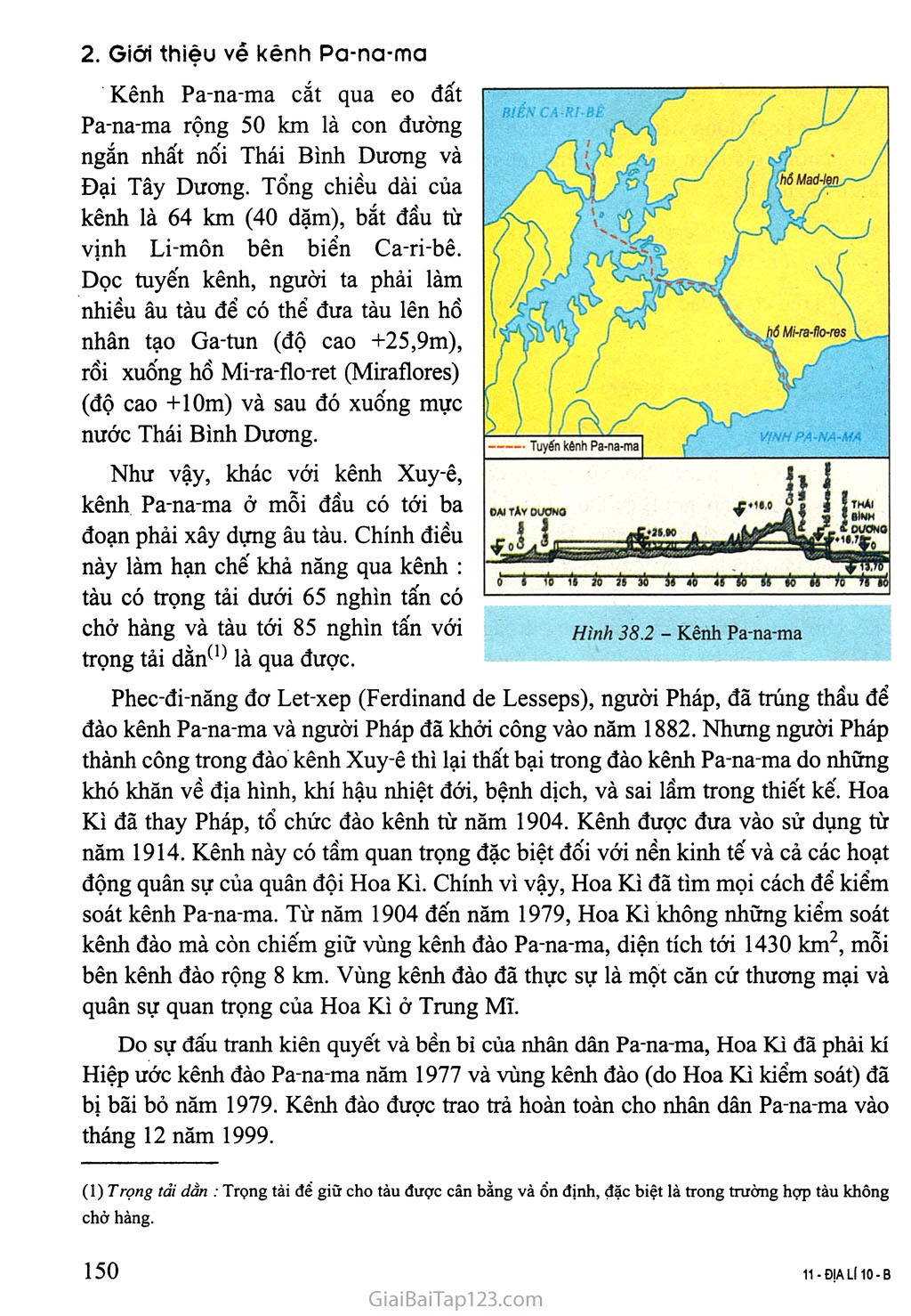 Bài 38. Thực hành: Viết báo cáo ngắn về kênh đào Xuy - ê và kênh đào Pa - na - ma trang 4
