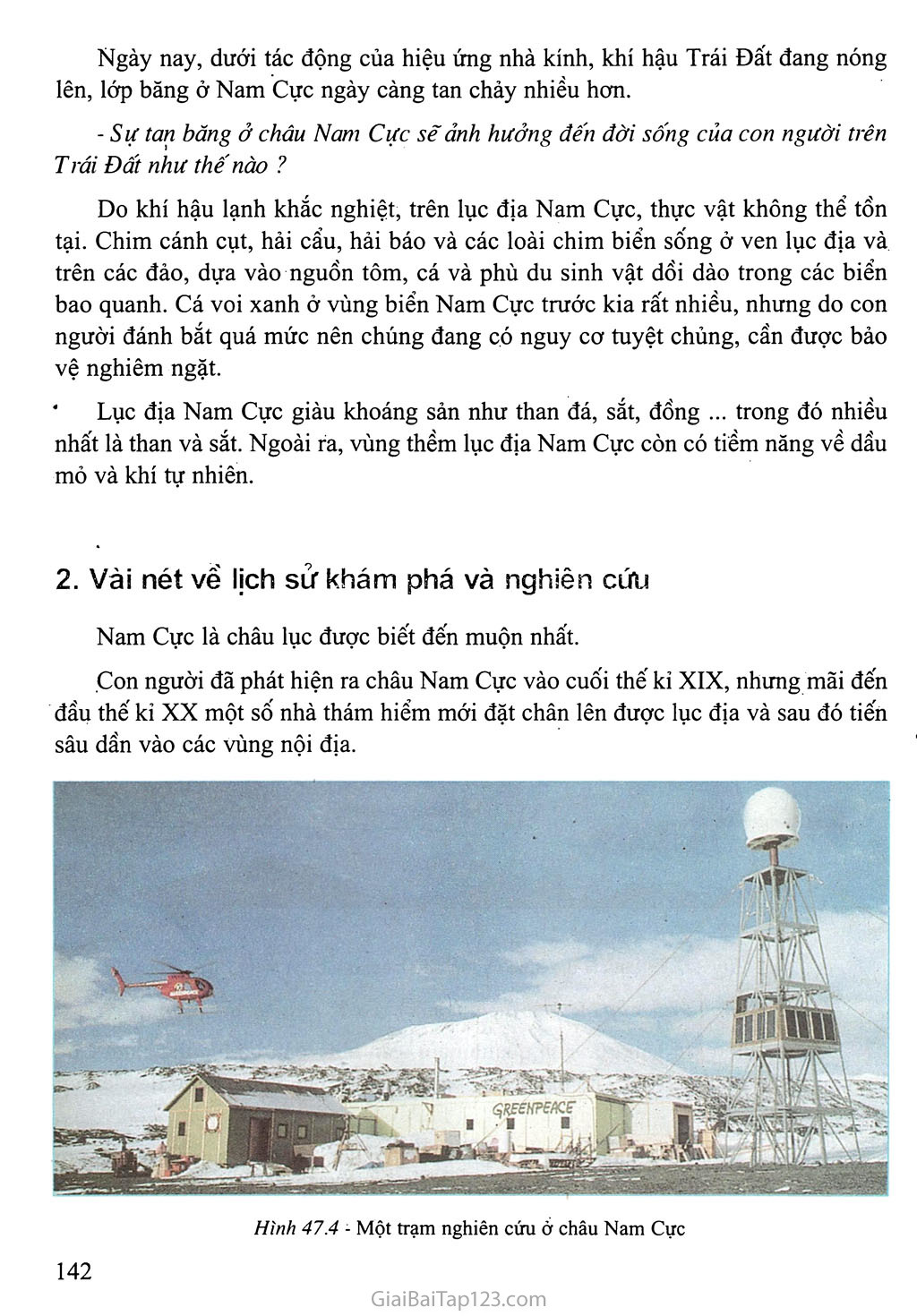 Bài 47: Châu Nam Cực - châu lục lạnh nhất thế giới trang 3
