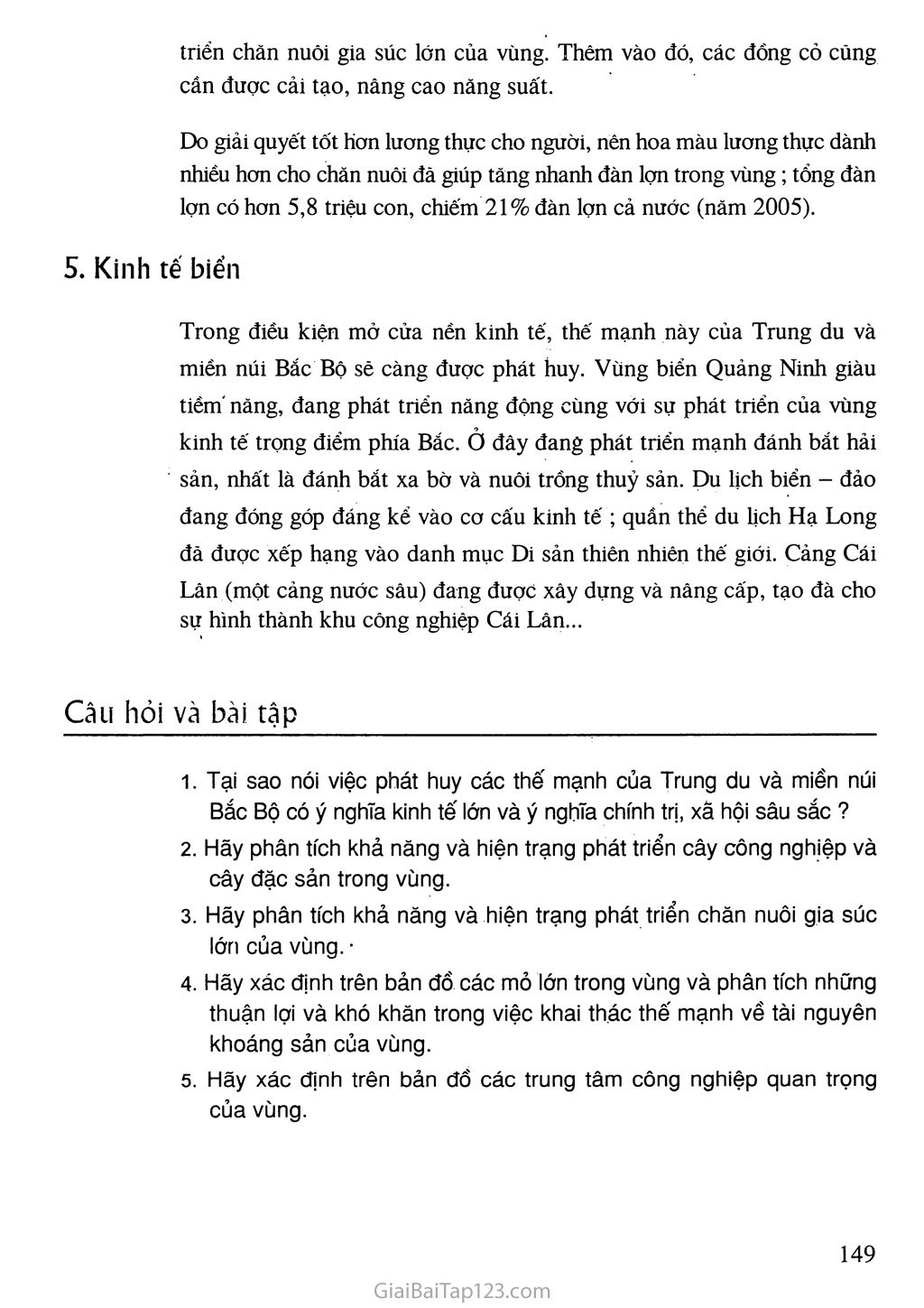 Bài 32. Vấn đề khai thác thế mạnh ở Trung du và miền núi Bắc Bộ trang 5