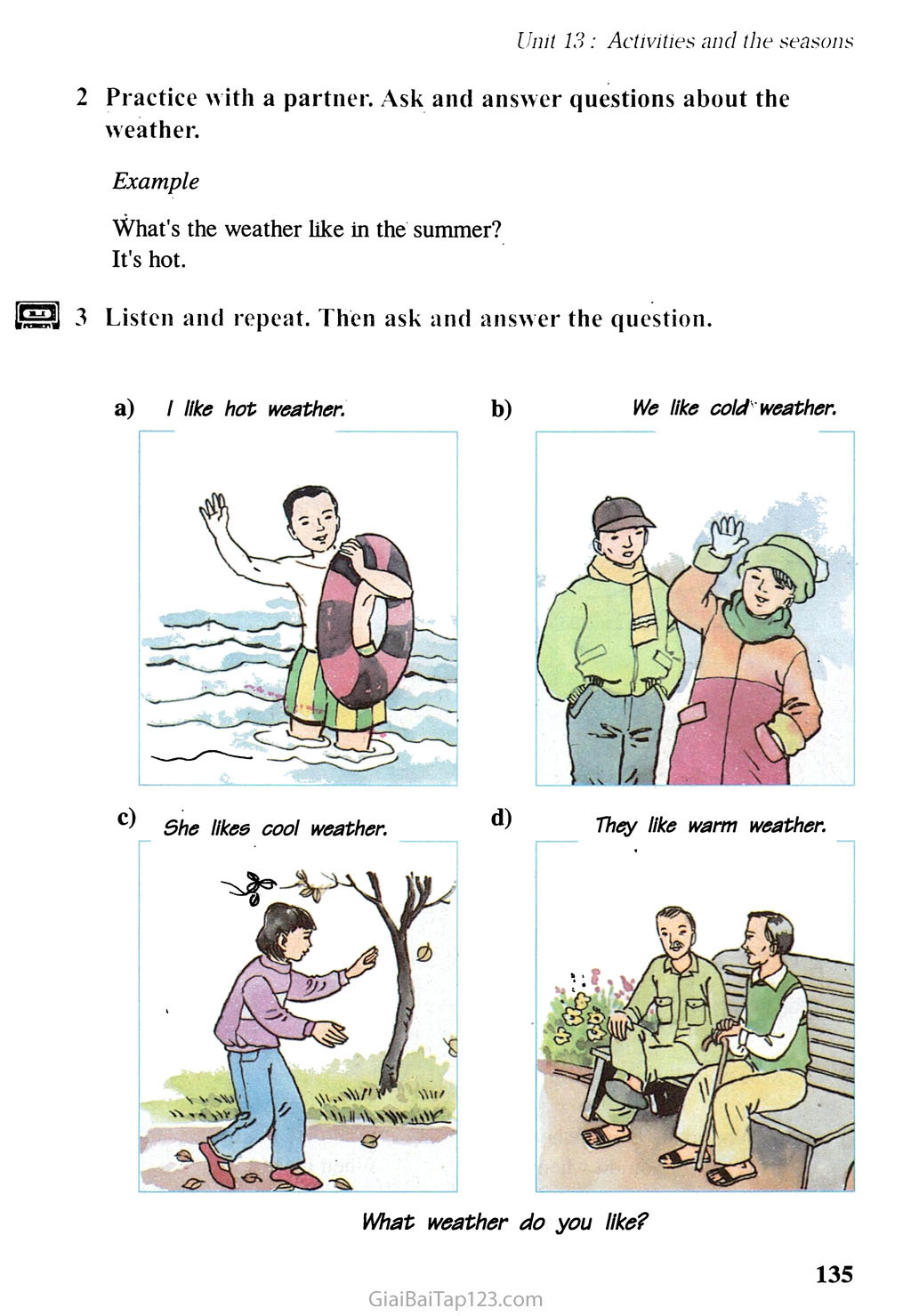 Unit 13: Activities and the seasons trang 2