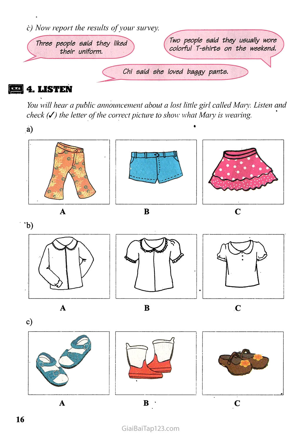 Unit 2: Clothing trang 4