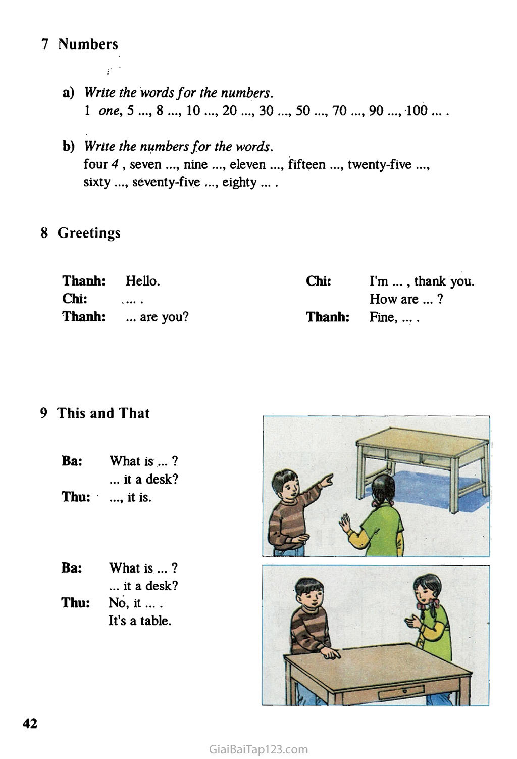Unit 3: At home trang 13 Unit 3: At home trang 13