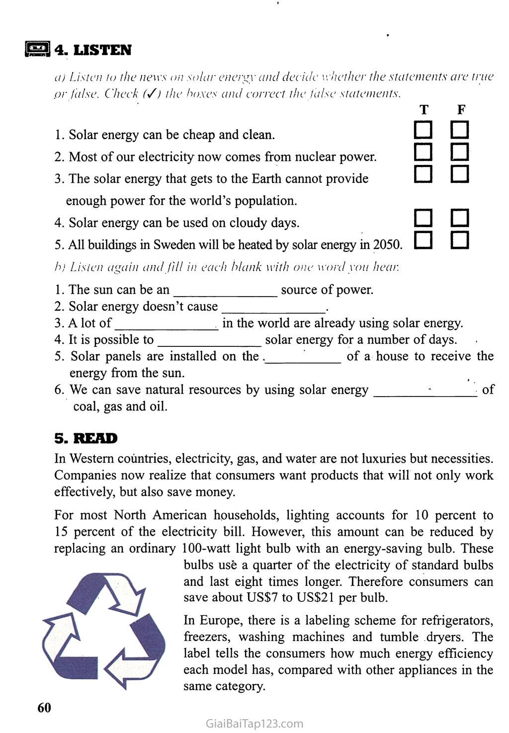 Unit 7: Saving energy trang 4