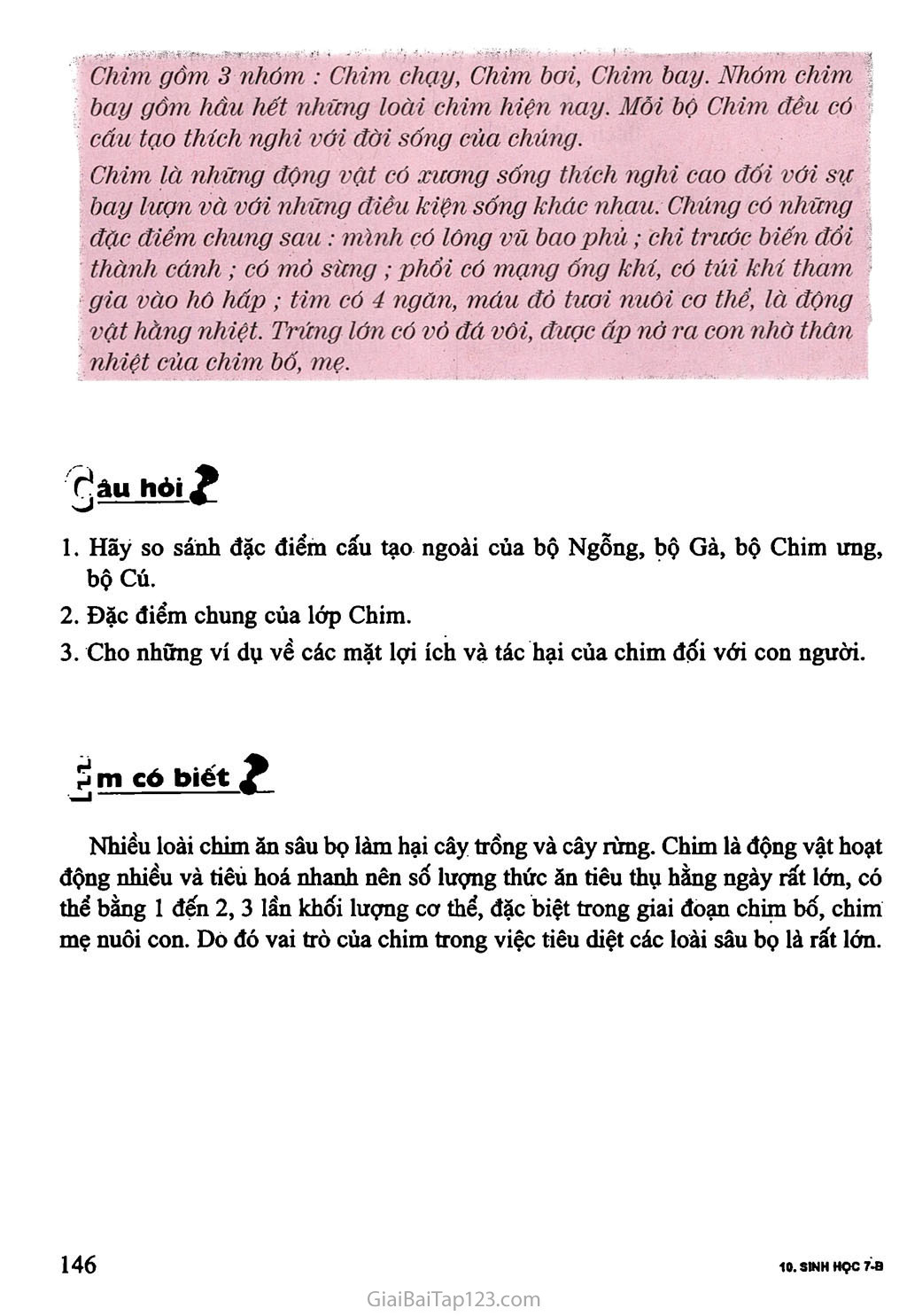 Bài 44: Đa dạng và đặc điểm chung của lớp Chim trang 4